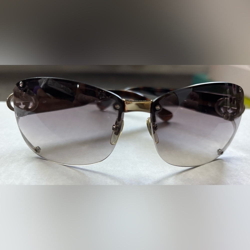 Gucci Brown Radiant Crystals GG 2820/F/S Sunglasses. No scratches or flaws